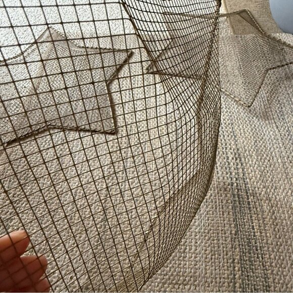 Vintage Brass Gold Metal Decorative 18” Wall Stars Set Of 3 Trio - Picture 6 of 6